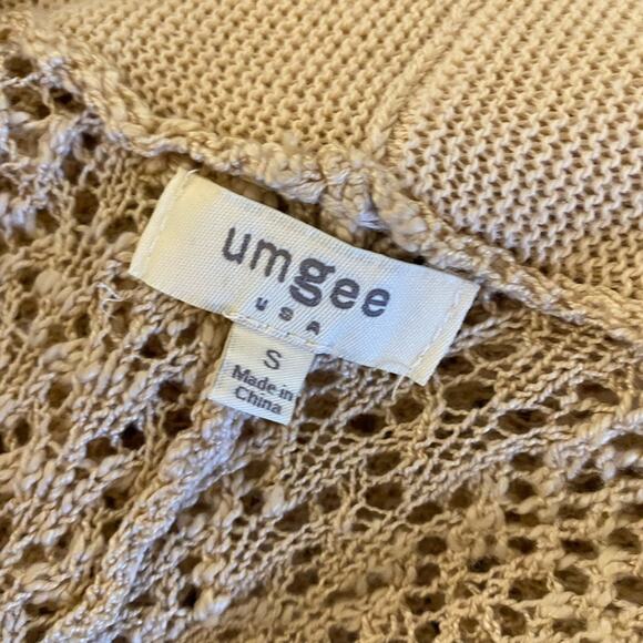 Umgee Cream Long Cardigan - Picture 5 of 6